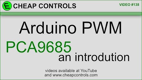 138 Arduino PCA9685 - no library - PWM and a WHITEBOARD!