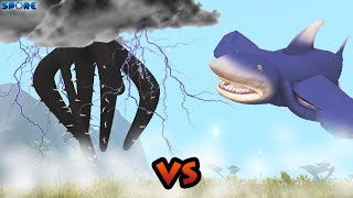 Sky Tentacle vs Aircraft Shark | Scary Titan Battle [S3E3] | SPORE