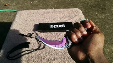 [The Lost Video!] CS:Go Karambit Case Hardened.