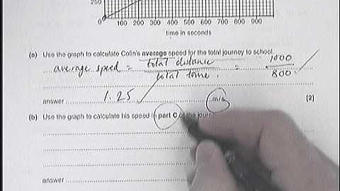 Distance-time graphs - OCR Gateway B June 2014 P1 P2 P3 Question 9 - GCSE Physics Revision
