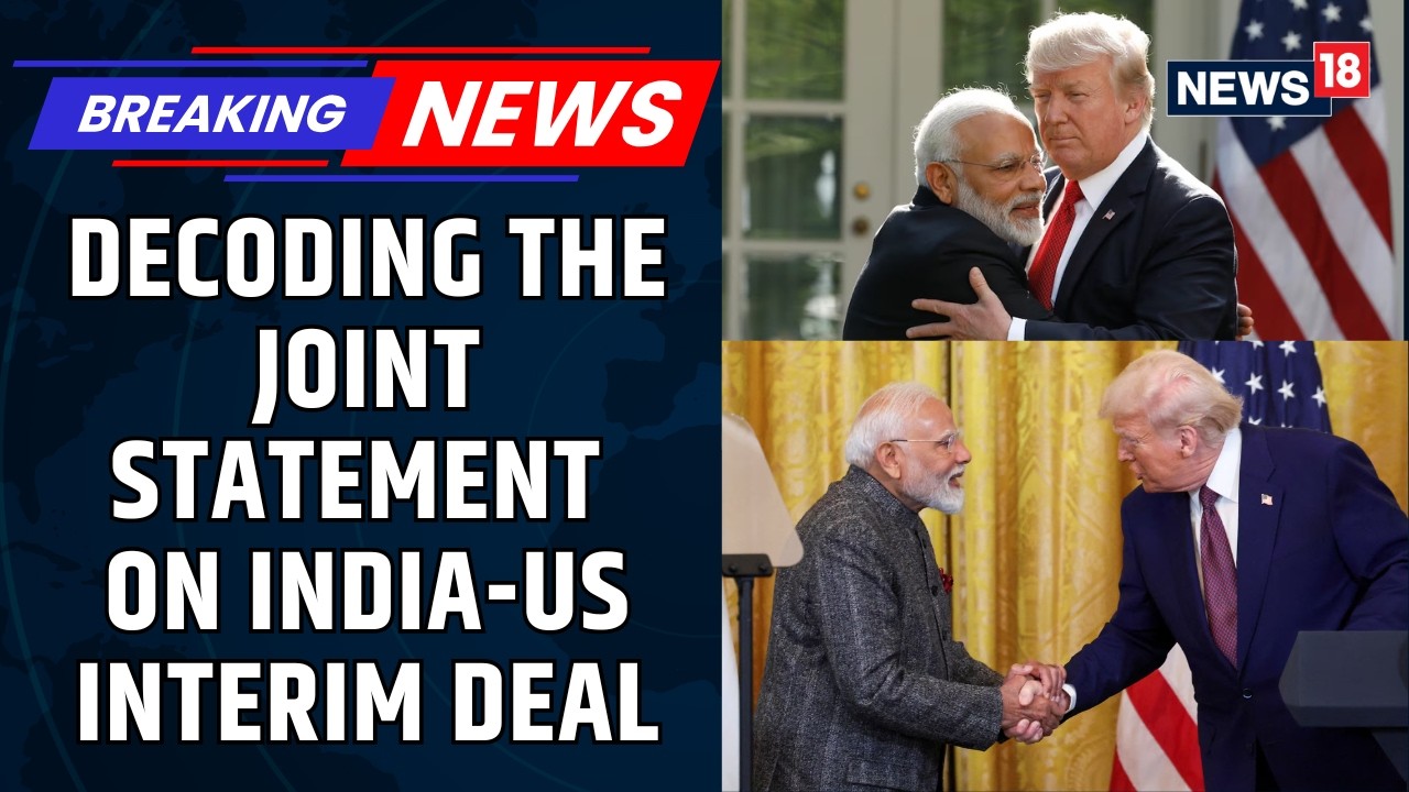 BREAKING: White House Releases Joint Statement on India-US Interim ...