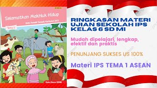 RANGKUMAN IPS  KELAS 6 TEMA 1 SEBAGAI  PERSIAPAN UJIAN SEKOLAH  SD 2022/Materi Lengkap Tentang ASEAN screenshot 5