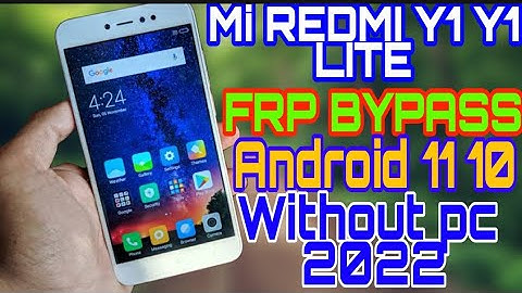 Mi Redmi Y1 Lite Goggle Account Bypass|Redmi Y1/Y1 Lite(MD16/MD16S)FrpUnlock Without Pc 100%working