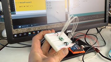 processingで3軸加速度センサー