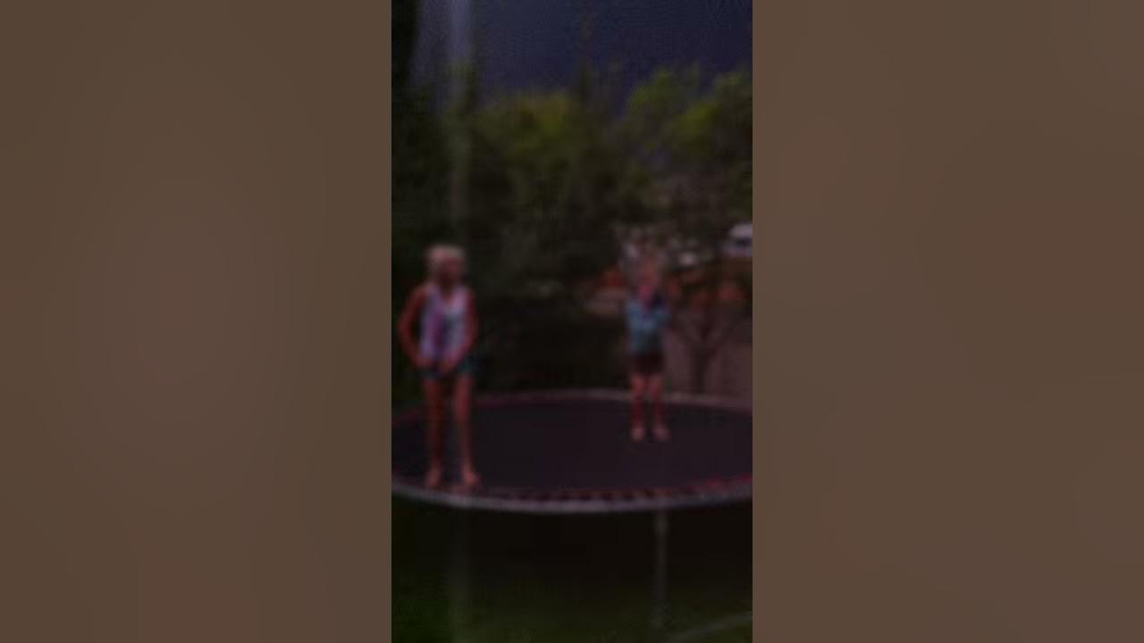lightning strikes trampoline YouTube
