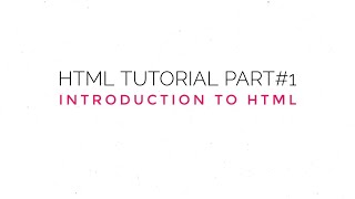 What Is Html?Html Tutorial Part Coder Bro