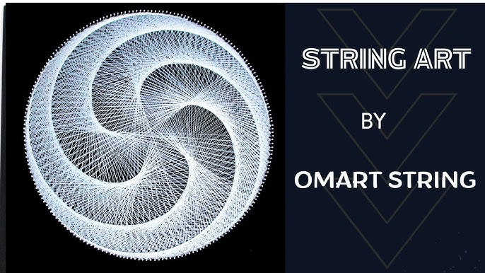 String Art,How to Make white Mandala Spirale,Spiritual Decor. - YouTube string-art-how-to-make-white-mandala-spirale-spiritual-decor-youtube