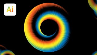 How to make a Spiral Vortex in Illustrator