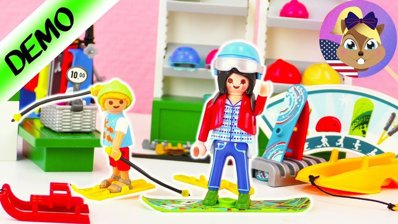 playmobil winter sports store set up snowboard ski ice skate ready for winter vacation - Playmobil Ski playmobil winter sports store set up snowboard ski ice skate ready for winter vacation - Playmobil Ski