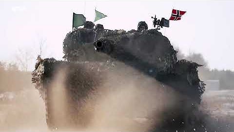 Norwegian tanks launch live-fire drills in Lithuania