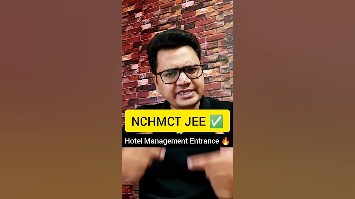 🔥NCHMCT JEE Entrance Exam ✅ | Hotel management Entrance 💯✅ - DayDayNews