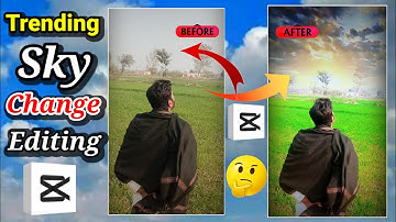 New Trending Sky Moving Reels Video Editing In Capcut| Sky Change Reels Video ko Kesie bnaty hen