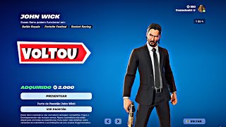 (JOHN WICK) LOJA DE HOJE FORTNITE - 18 DE MAIO DE 2024 - LOJA FORTNITE