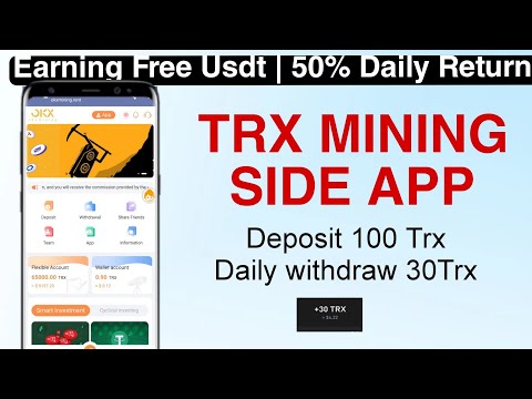 New investment Side Today in 2024 | Global withdraw | Cloud mining site Trx and usdt mining site app