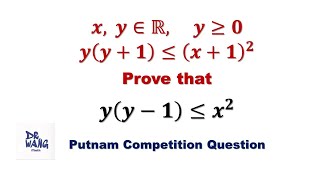 Can you prove this Putnam Competition inequality?