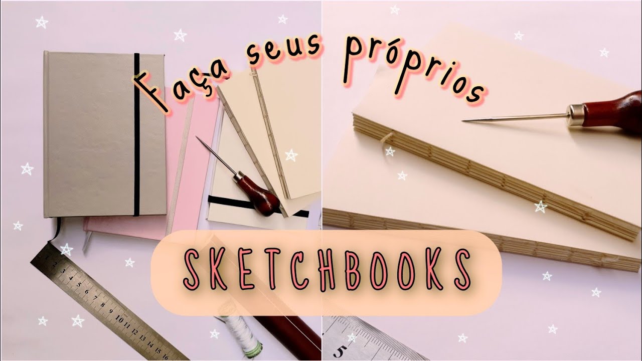 Como fazer um SKETCHBOOK - Processo de produção da Cultive Criatividade.