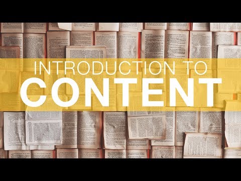 Introduction to Content
