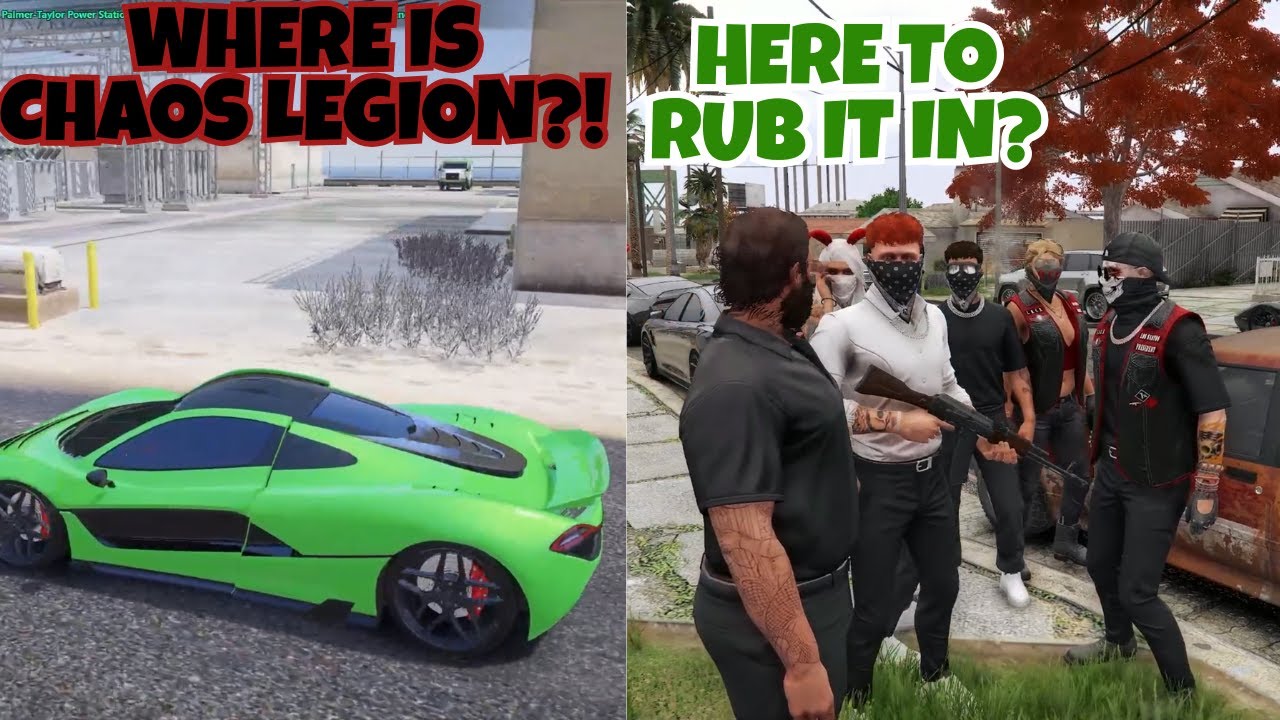 Chaos Legion Outplay Manor at Bank Truck Contest & Come to Grove After | NOPIXEL 4.0 GTA RP