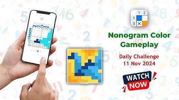 Nonogram Color Logic Puzzle Game | Daily Challenge 11 Nov 2024 #gameplay #origamicrane