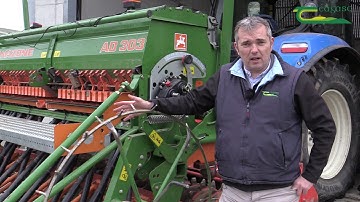 Calibrating the seed drill