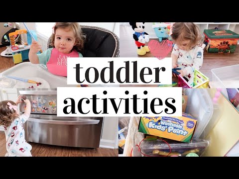 HOW TO ENTERTAIN A 2 YEAR OLD TODDLER | EASY TODDLER ACTIVITIES 2020
