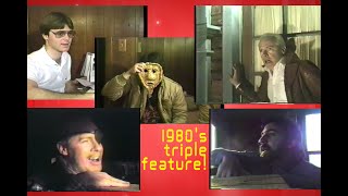 1980s VHS Triple Feature!  EVIL UNMASKED, THE PATIENT, OPEN SEASON