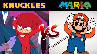 Zero Two Dodging Meme |  KNUCKLES VS MARIO