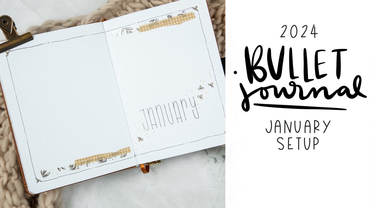 January Bullet Journal Ideas 2024 - AnjaHome