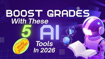 Top 5 AI Tools for Students in 2026 | Save Time, Study Smarter & Save Time