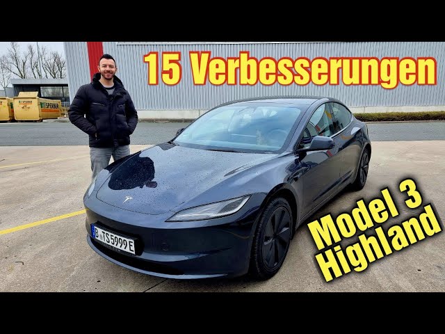 Das neue TESLA Model 3 'Highland' kommt - inkl. weiteren