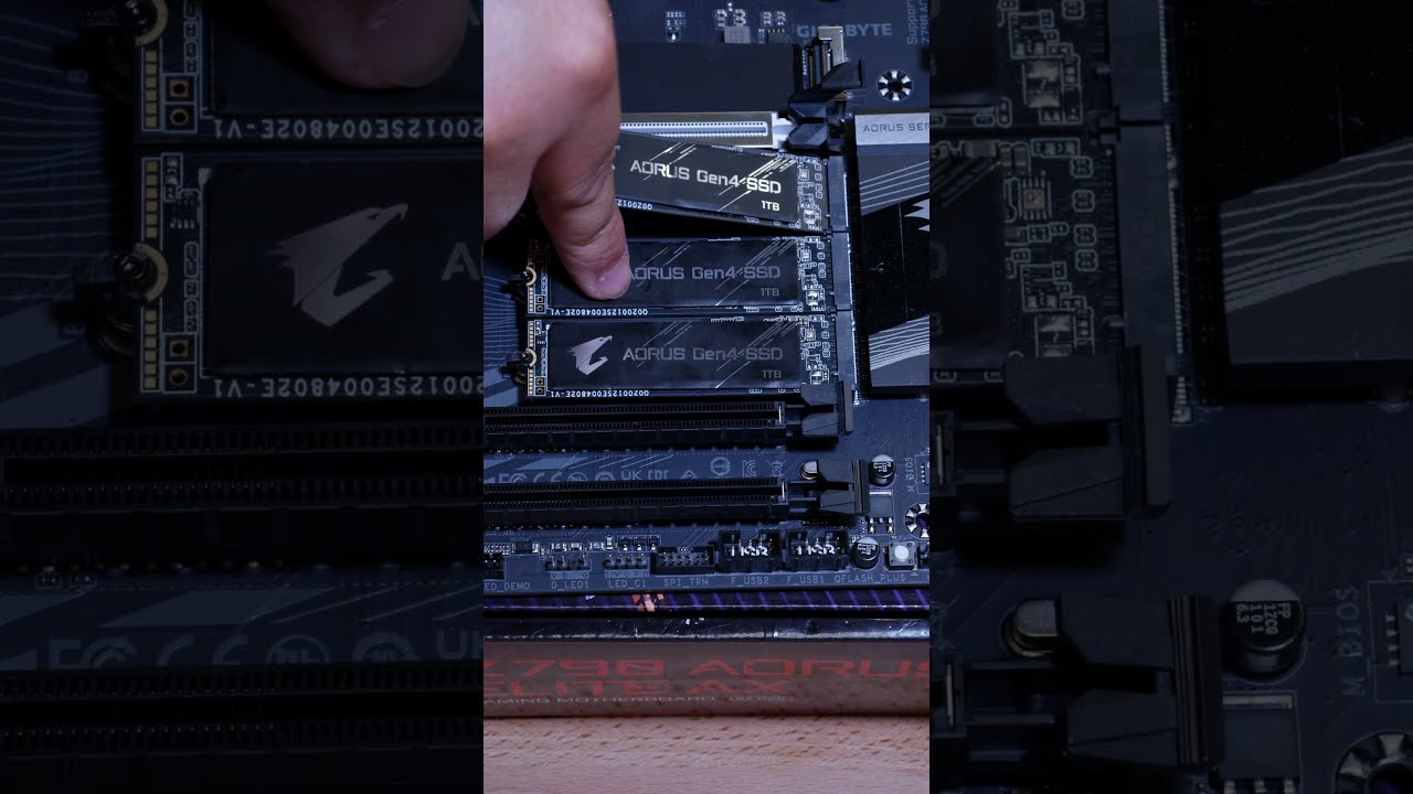 Z790 AORUS ELITE AX Come With M 2 EZ Latch And PCIe For Smooth DIY Experiences Shorts