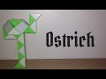 learn how to make Ostrich with snake puzzle | ostrich with snake cube