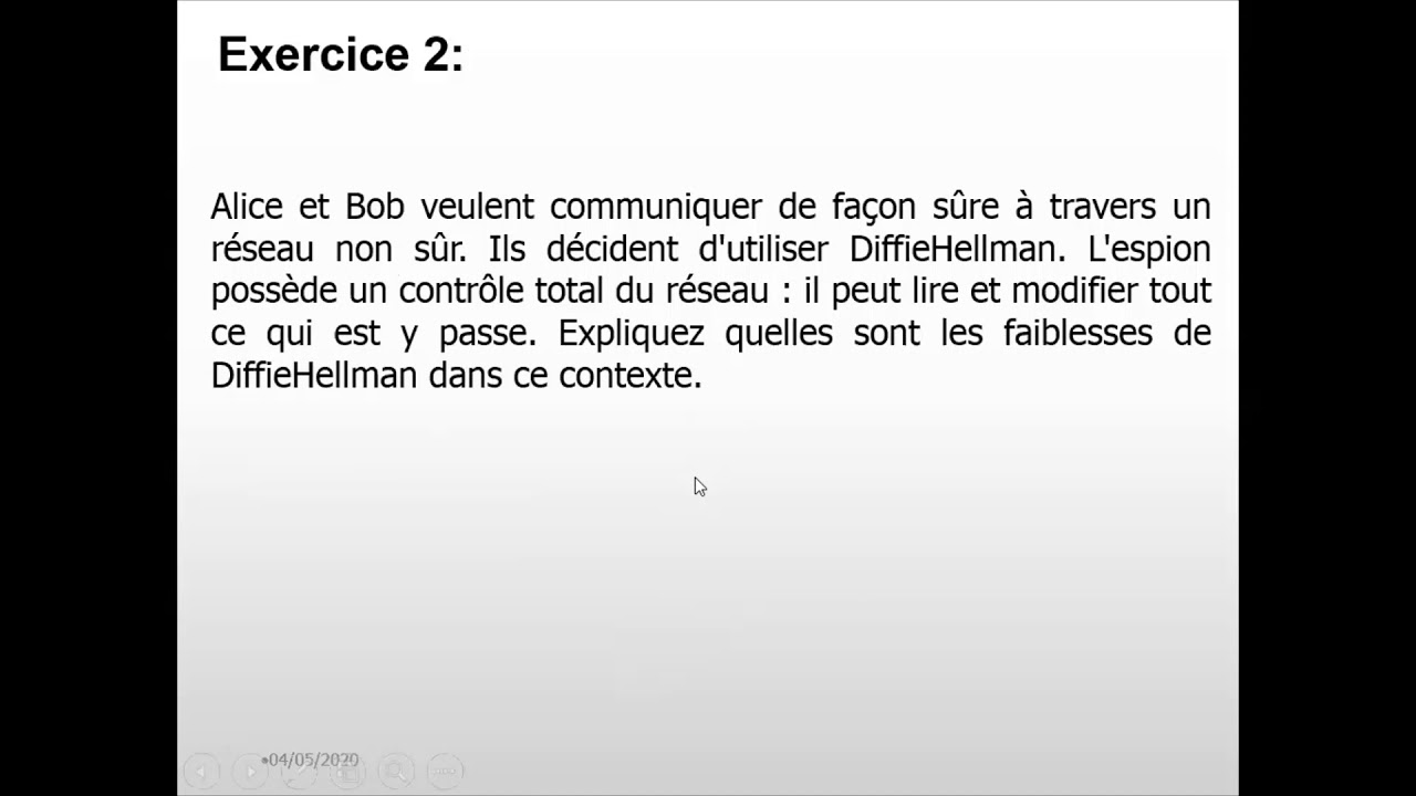 TD pki diffie hellman partie 1