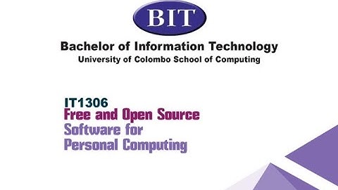 LibreOffice Base | Query for BIT Semester I - part 01