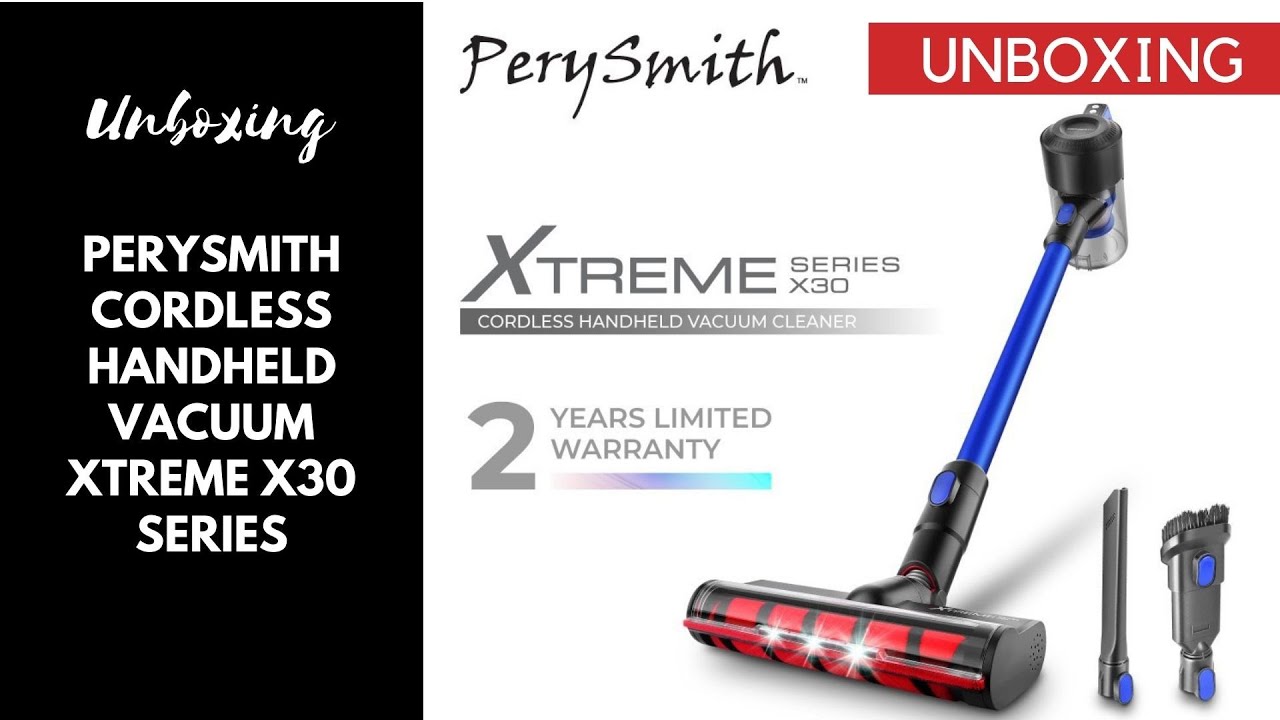 Unboxing Perysmith Cordless Handheld Vacuum Xtreme Series X30 YouTube
