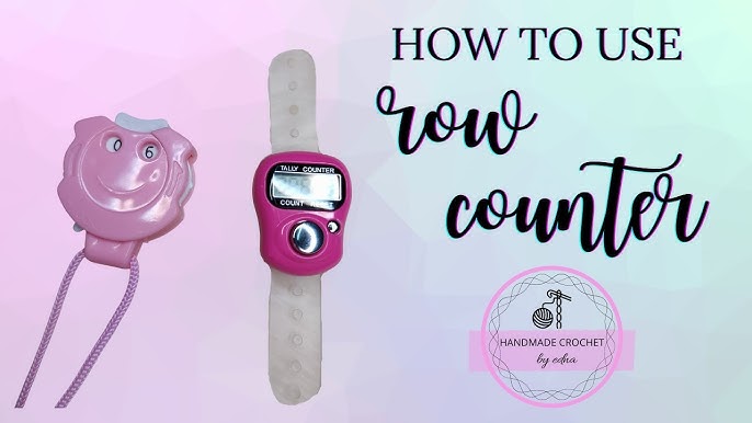 How to Use your Knitting Row Counter 