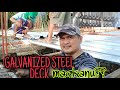 GALVANIZED STEEL DECK..matibay na pormas sa flooring nang 2ndFLR or mataas pa na bahay