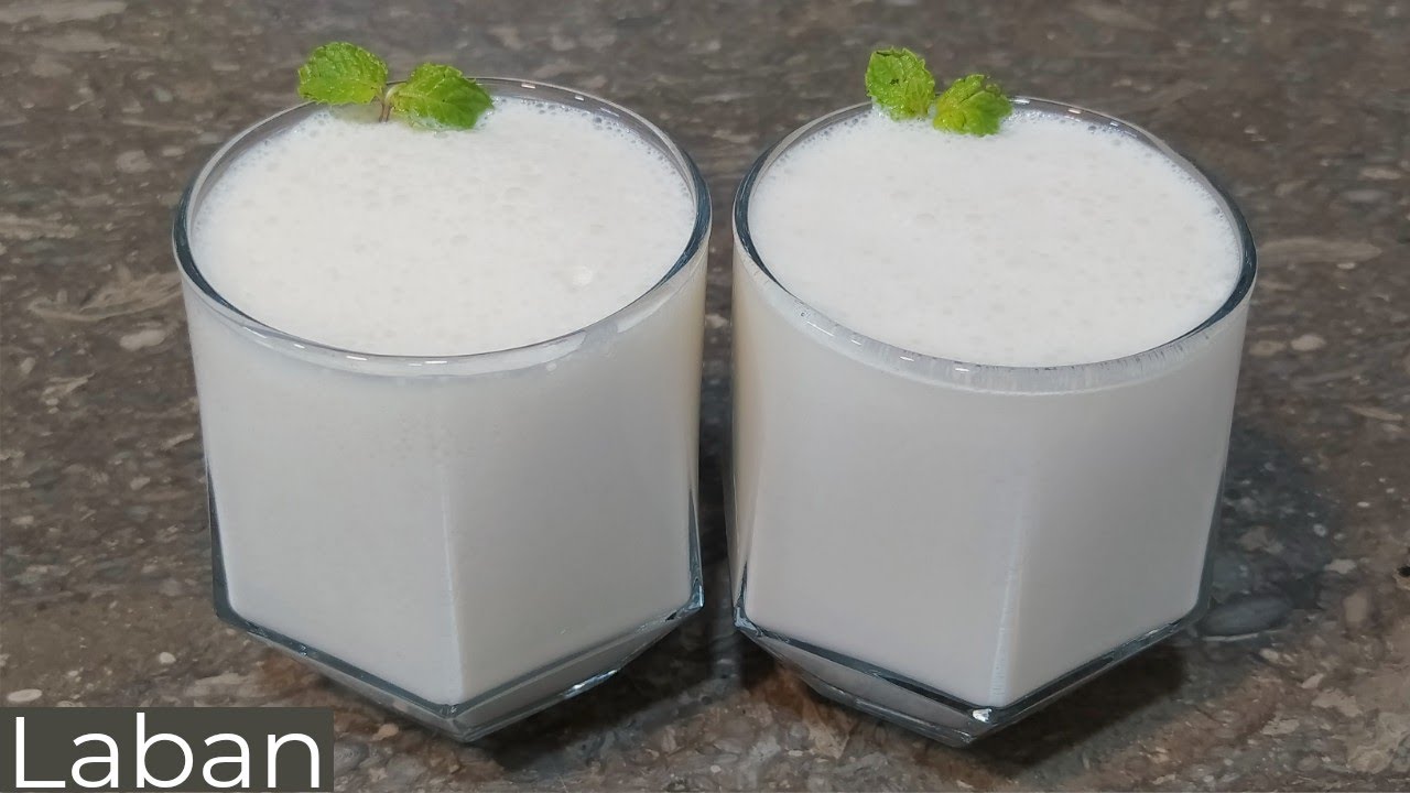 Laban drink recipe | Laban milk | Sweet Lassi Laban | Ayran drink ...