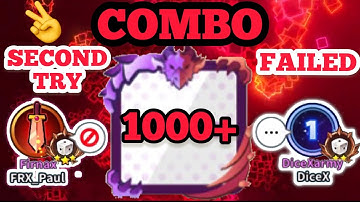 COMBO 1000+…. SECOND TRY | @FRX_Paul + @DiceX-1 - Rabdom Dice