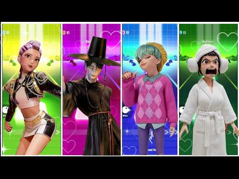 Your idol😍Baby Saja💜KPop Demon Hunters💚Tiles hop Edm rush