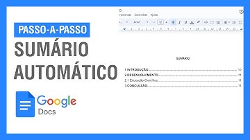 Como fazer sumário automático no Google DOCS (2025) ABNT