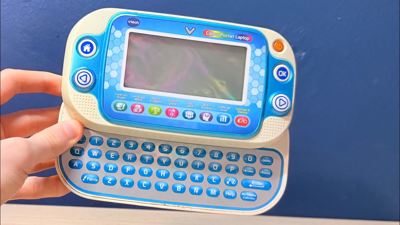 Vtech Brain Target VTech Colour Pocket Laptop - Brain Booster - YouTube