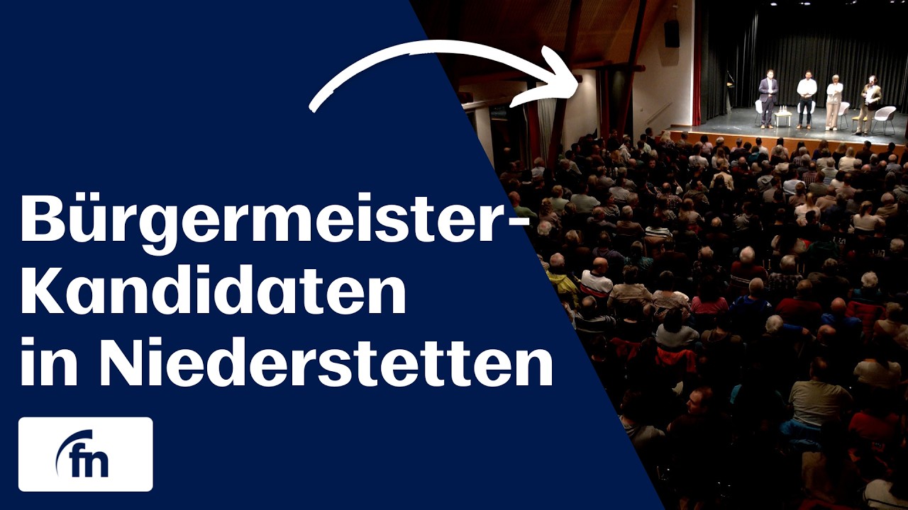 Kandidaten-Vorstellung zur Bürgermeisterwahl in Niederstetten