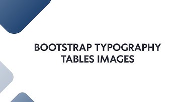 Bootstrap Container, Grid, Alerts, Typography, Tables & Images | Full Tutorial in Hindi