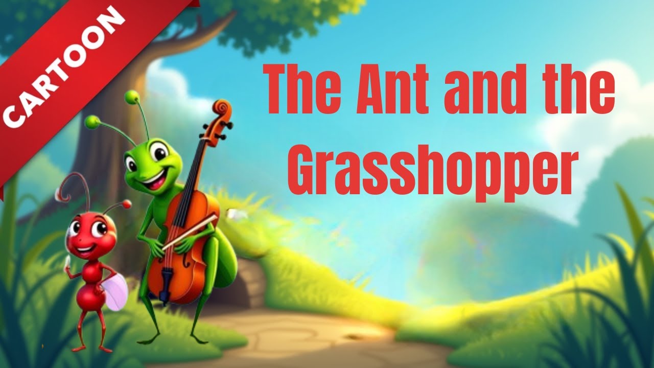 The Ant and The Grasshopper-Bedtime Stories | English Cartoon For Kids ...