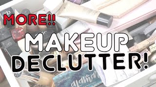 MAKEUP DECLUTTER! 2021 Cleaning out my makeup drawers part 2