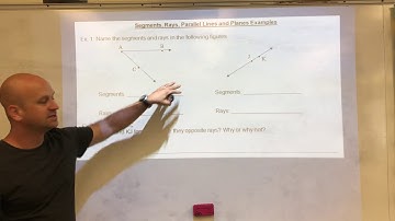Unit 1 Lesson 2- Segments, Rays & Angles