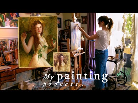 Creating a painting from start to finish ~ #paintwithme