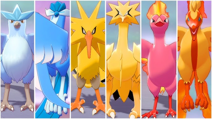 Zapdos or Moltres Kanto Region Legendary Birds for Pokemon Go -   Portugal