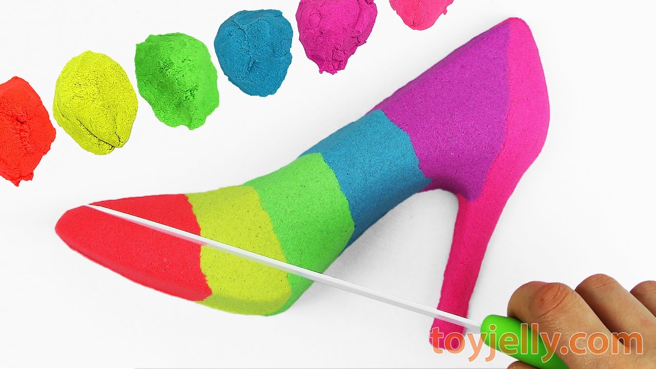 rainbow high heels for kids